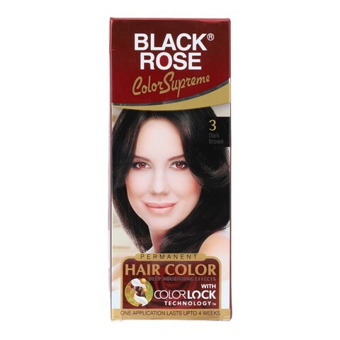 Black Rose Hair Colour Dark Brown 3