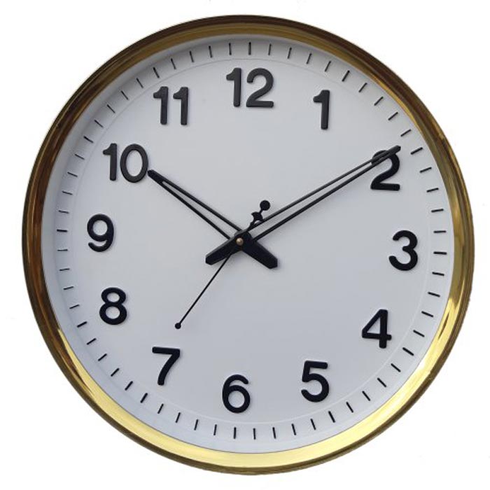 Round shape stylish wall clock