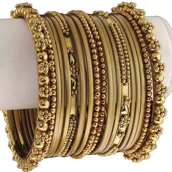 Golden Kara with Kangan Set
