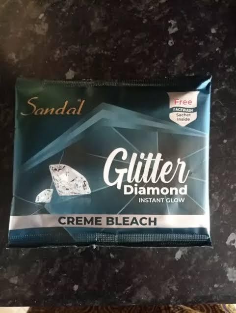Sandal Glitter Diamond Creme Bleach Sachet 24pcs Box