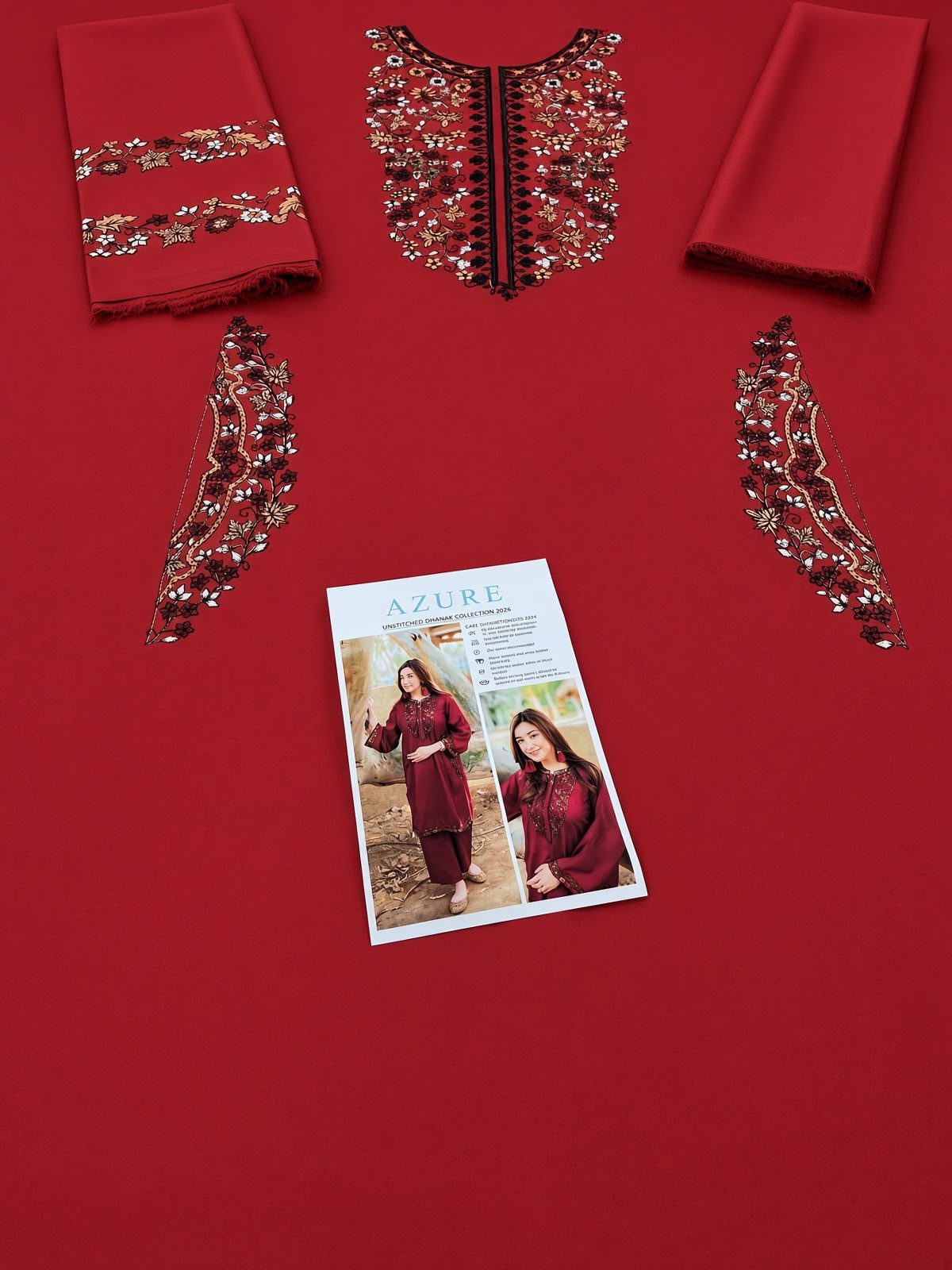 Dhanak Embroidered 2pc - DESIGN 13