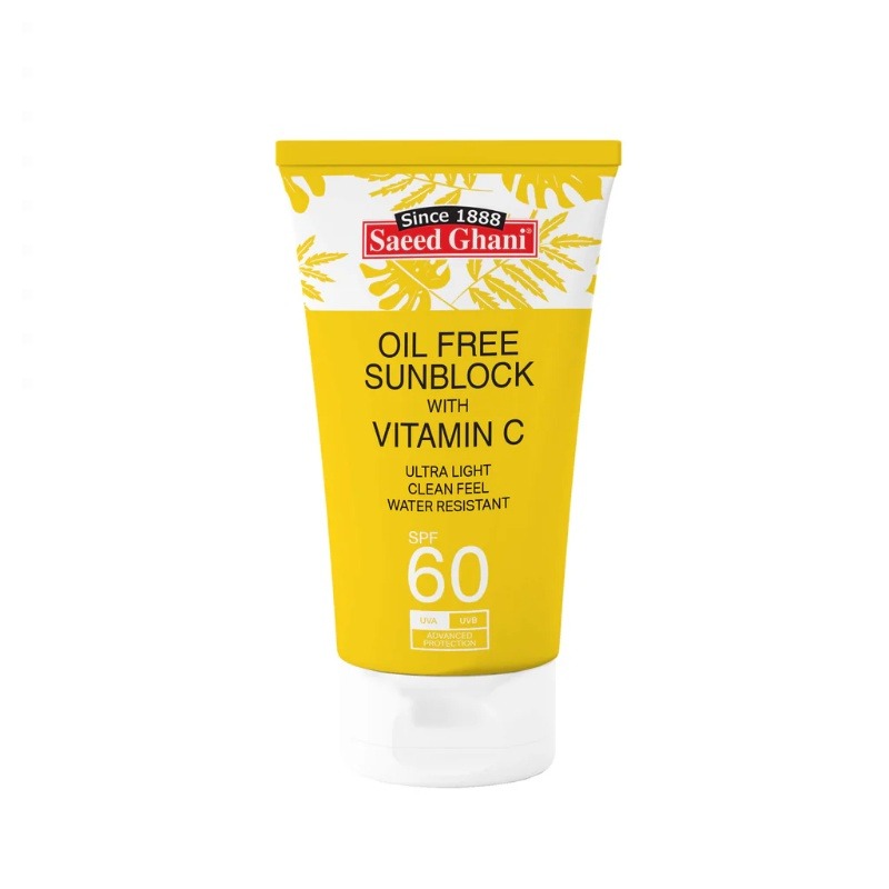 Saeed Ghani Oil Free Sunblook With Vitamin C 100ml
