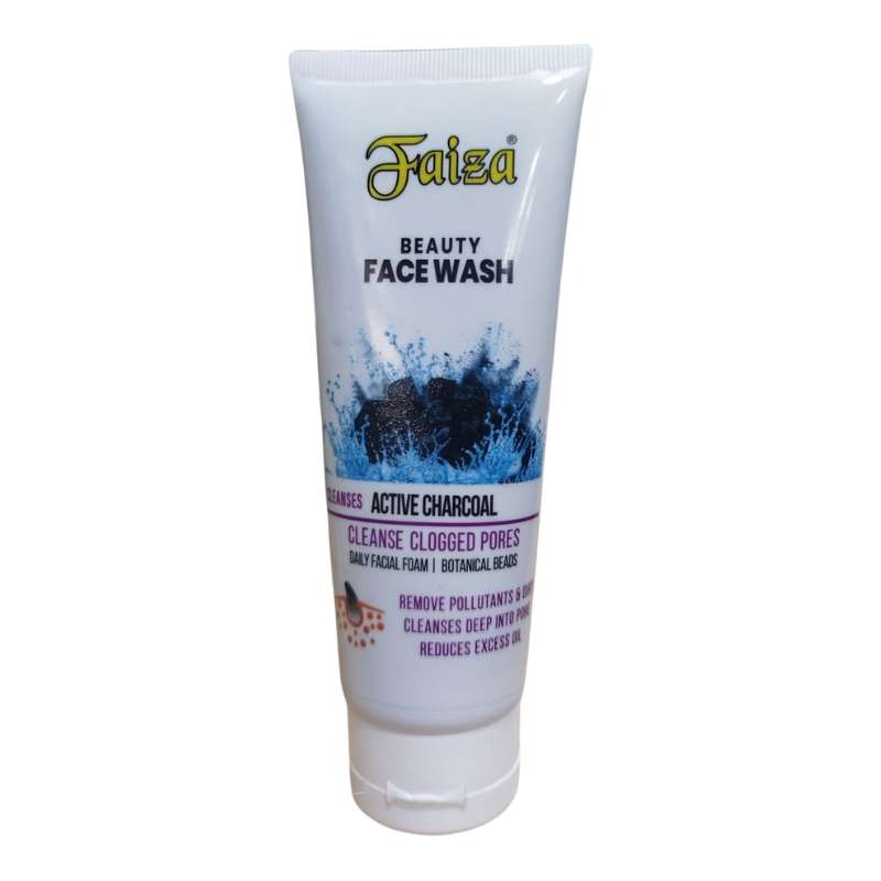 Faiza Beauty Facewash Active Charcoal 100ml