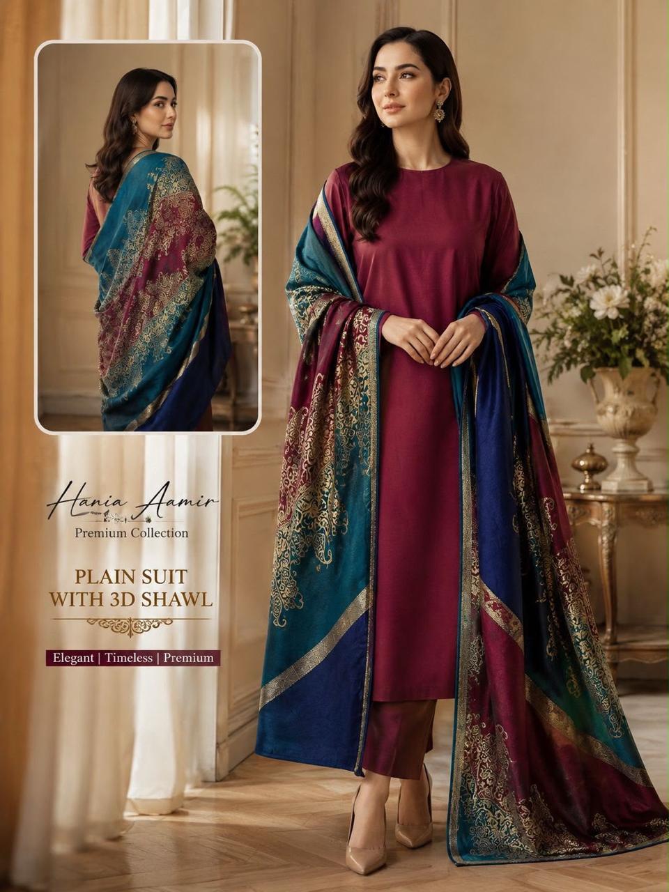 Libas e Yousaf Karandi Khaddar Unstitched Suit - DESIGN 04