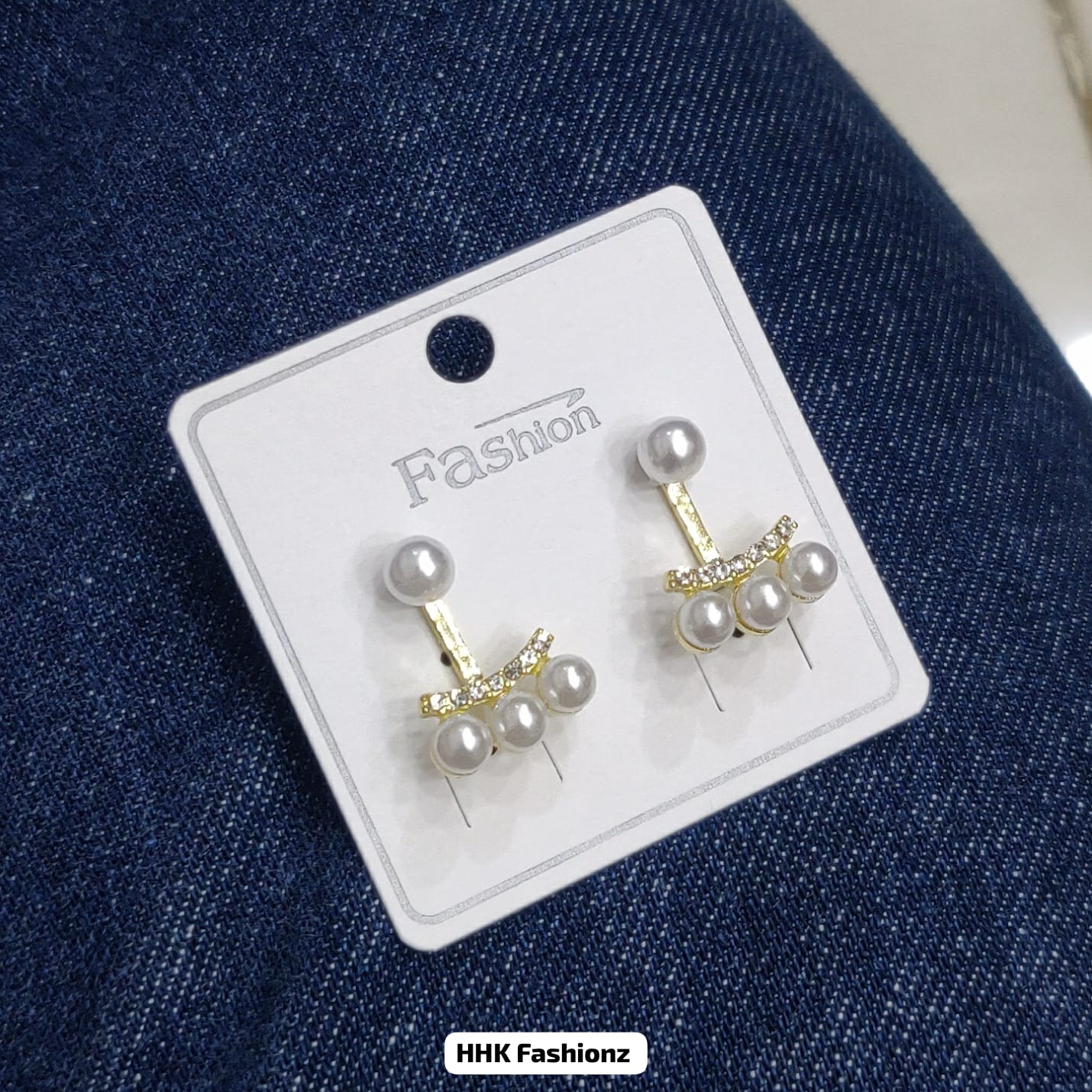 Golden Fancy Earrings - DESIGN 08