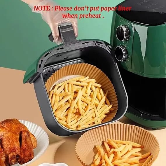 50 Pcs Air Fryer Disposable Paper Liners