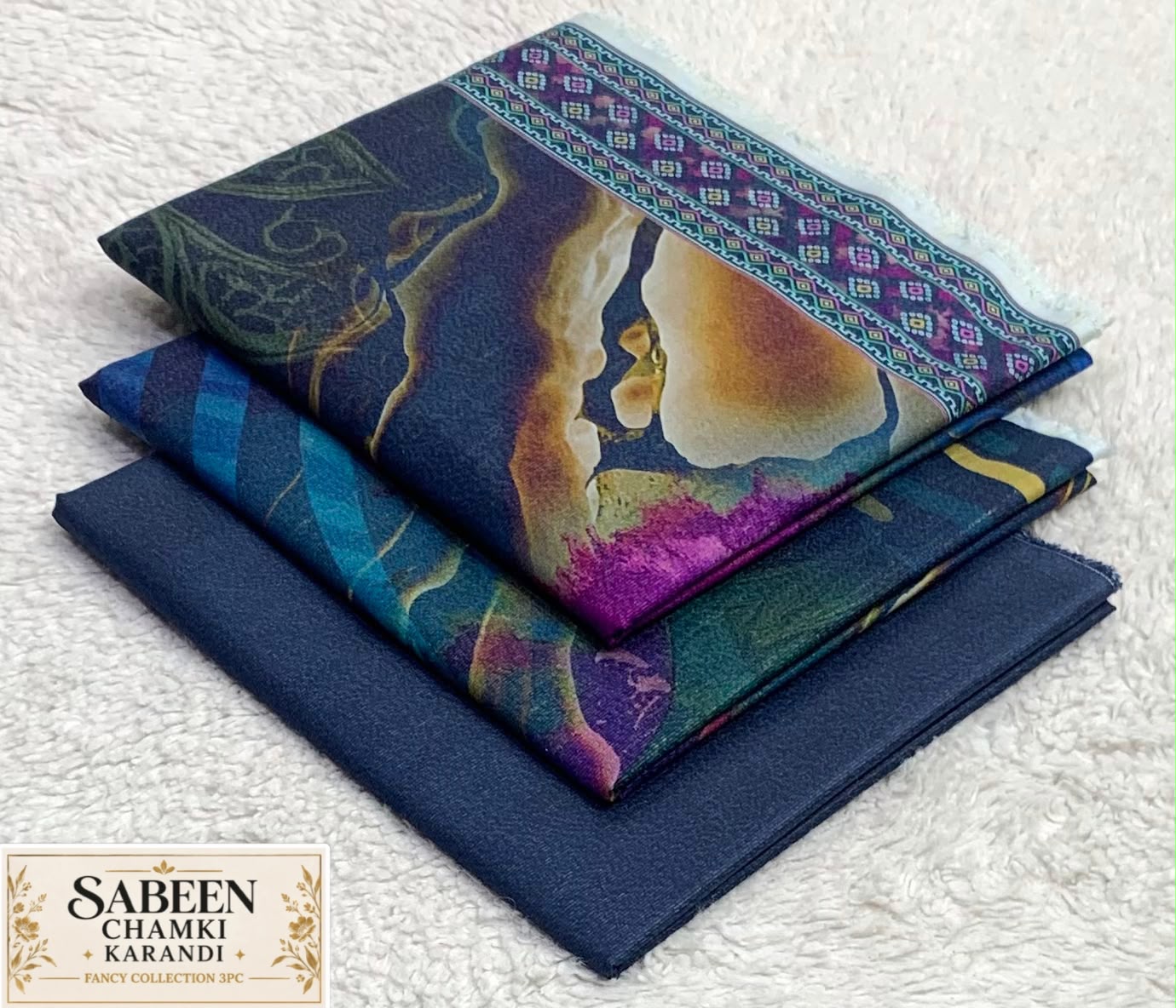 Sabeen Chamki Karandi Airjet 3pc - DESIGN 09