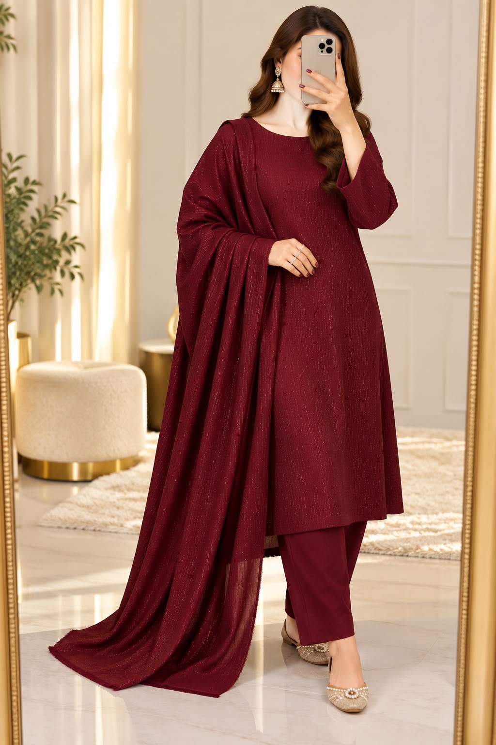 Bareeze Dhanak 3PC Suit - DESIGN 02