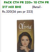 Olivia Hair Colour 07 Mocca New Print