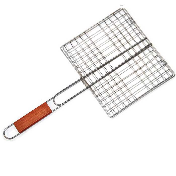 BBQ Grill Basket With Wooden Handle