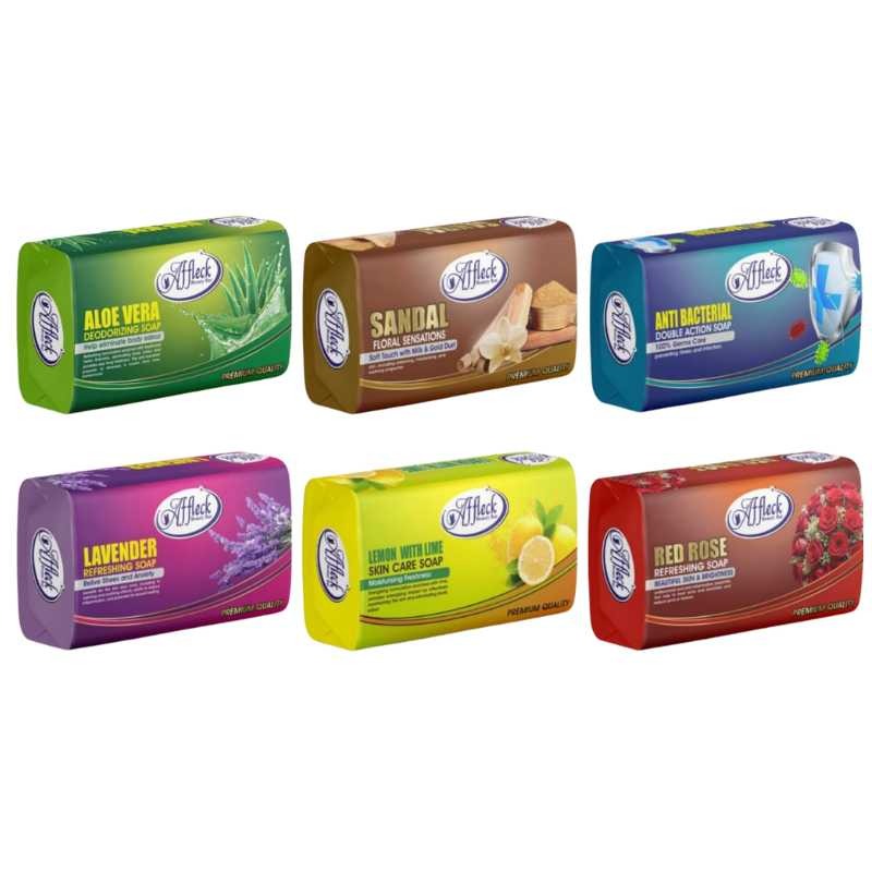 Affleck Beauty Soap 70g 6pcs Packet