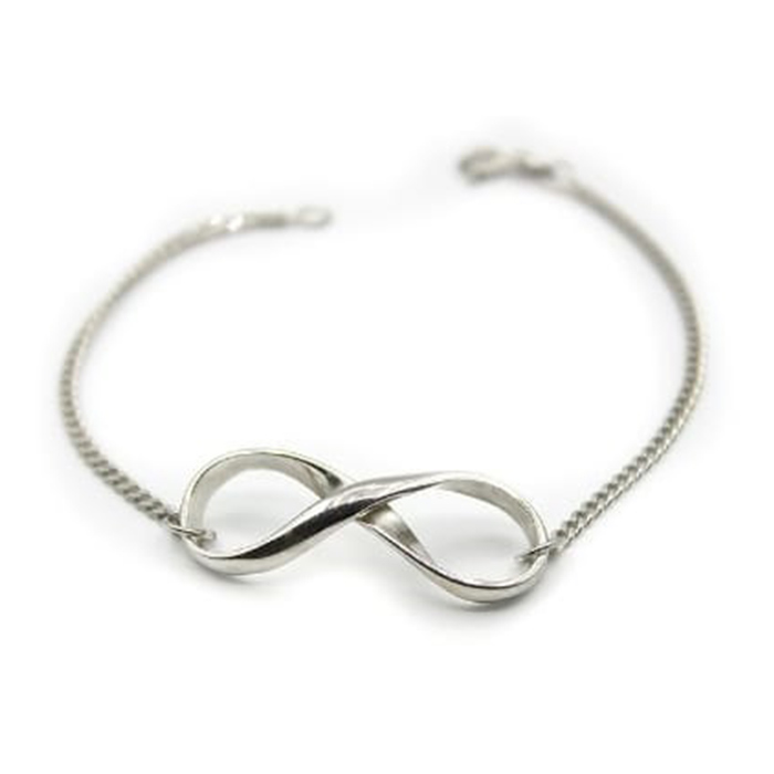 Infinity Bracelet in 925 Sterling Silver