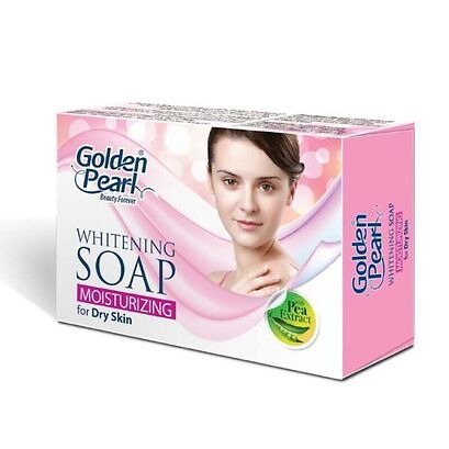 Golden Pearl Pink Whitening Soap Moisturizing Dry Skin 100g