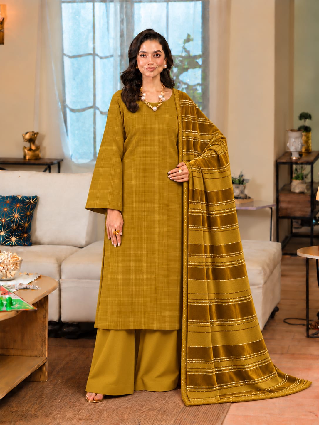 Bareeze Dhanak Marina 3PC Suit - DESIGN 06