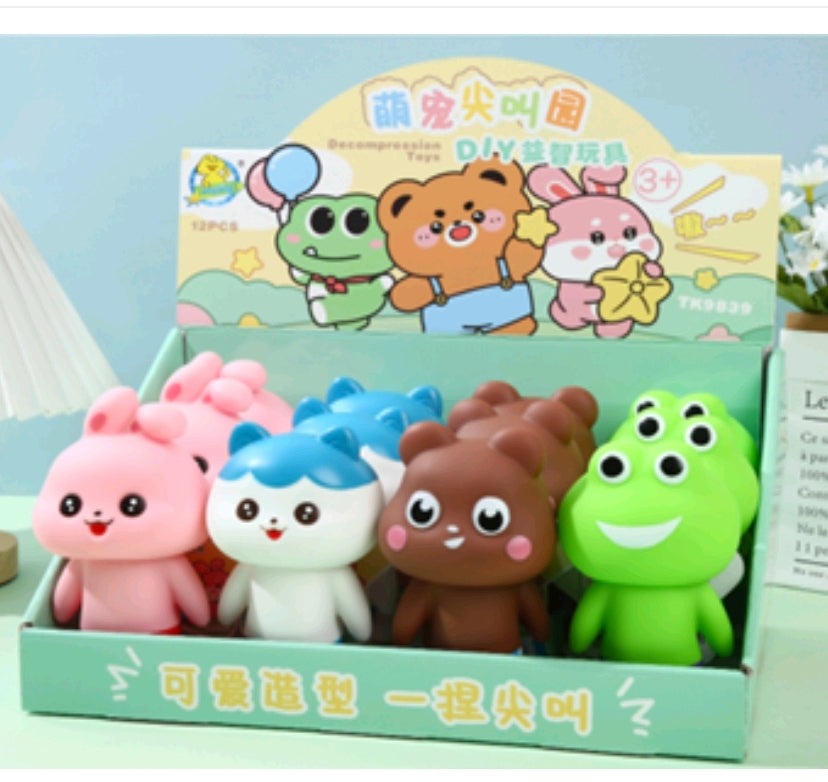 Screaming Animals 12 Pcs Display Box TK9839