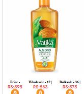 Vatika Hair Oil Almond 200ml Large