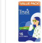 Trust Sanitary Napkins Extra Long 16 Pads