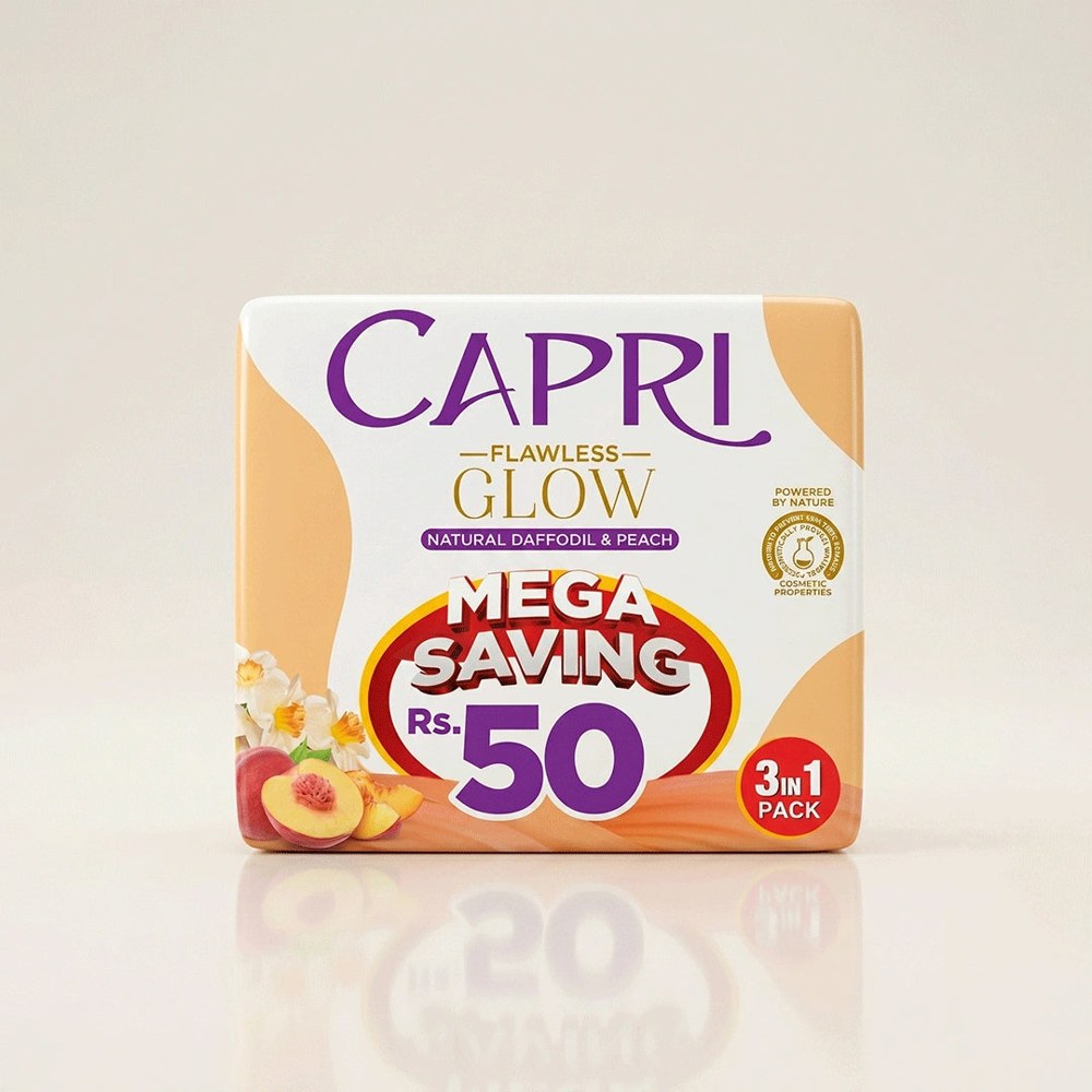Capri Peach 3 In 1 Bundle Pack 150G