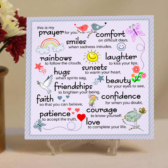 Best Wishes & Prayers For You Tile