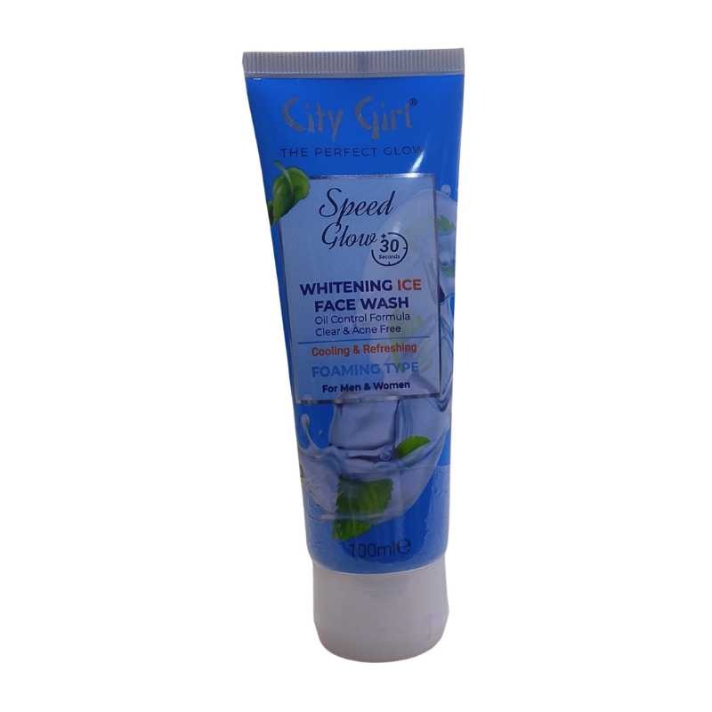 City Girl Speed Glow Whitening Ice Facewash 100g