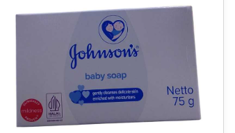 Johnsons Baby Soap White 75g