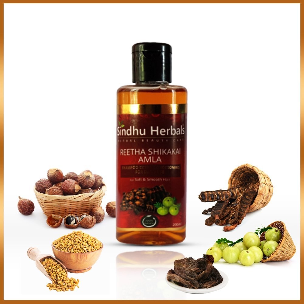 Medicam Shampoo Amla Retha Shikakai Plus Conditioner 200ml