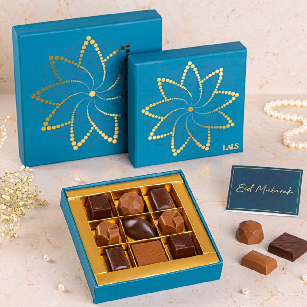 Gold Jasmine Classic Chocolate Box 9 Pcs