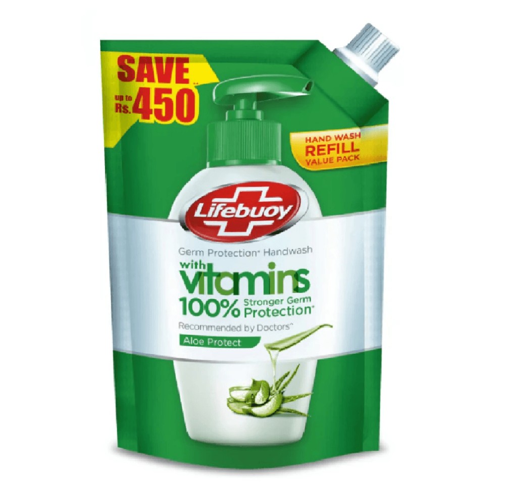 Lifebuoy Handwash Aloe Vera Pouch 900ml