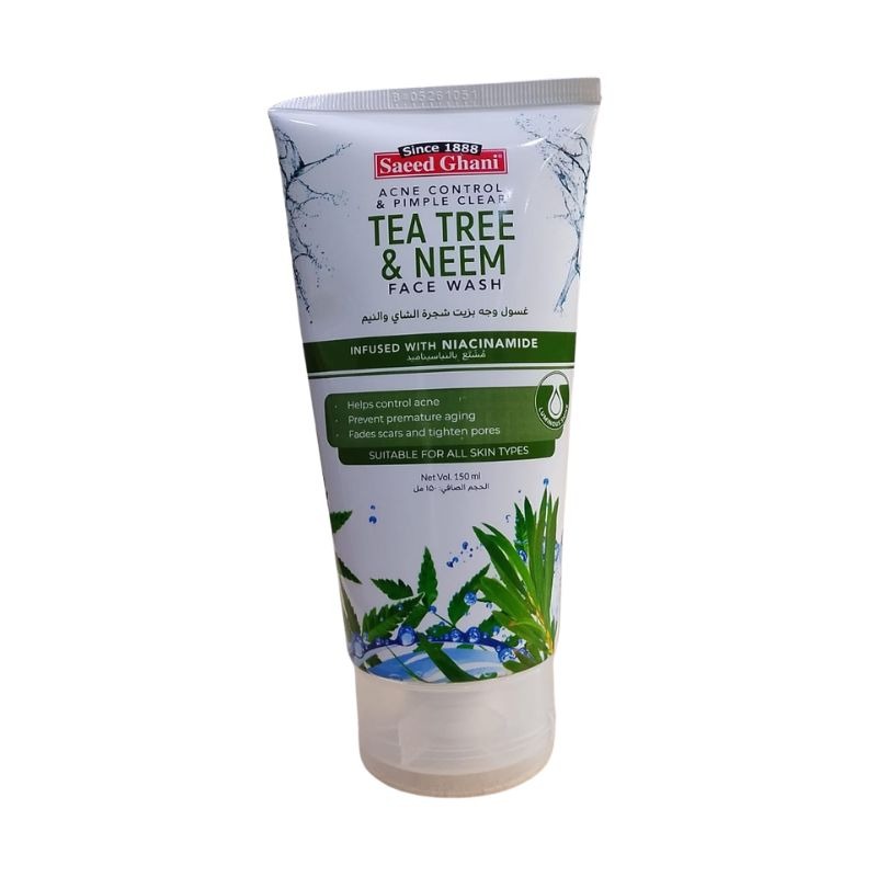Saeed Ghani Tea Tree And Neem Face Wash 150ml