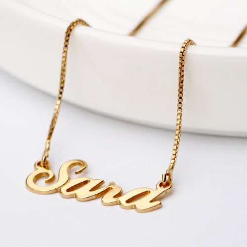 Customize Single Name Necklace