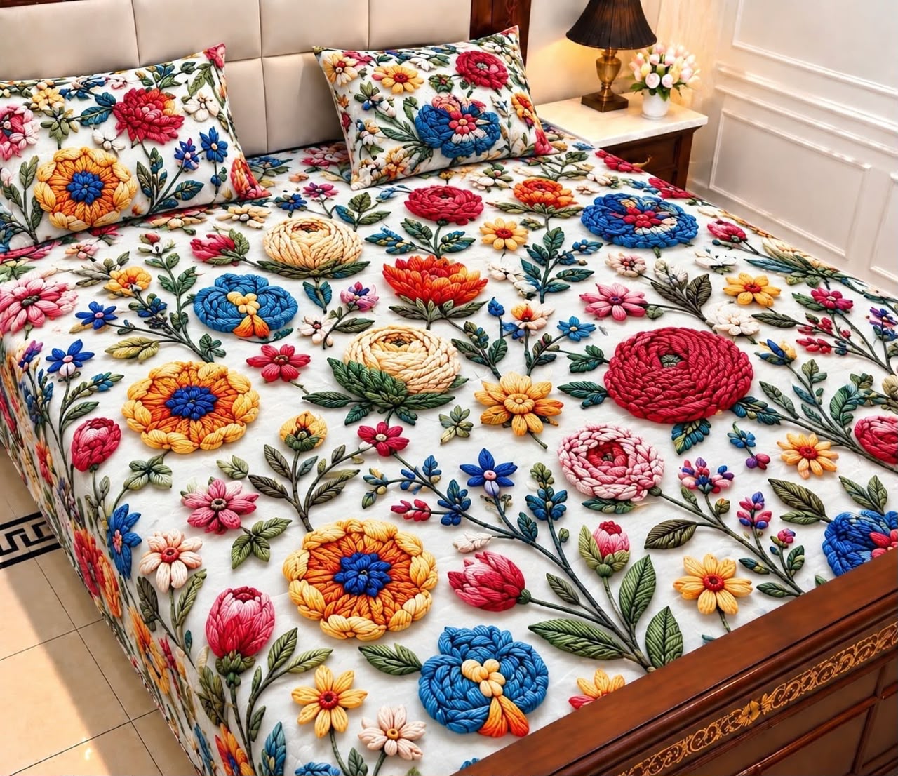 9D Digital Bedsheet Set - DESIGN 05