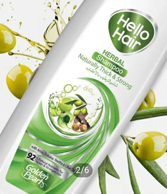 Hello Hair Herbal Shampoo 180ml