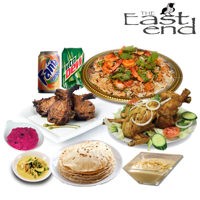 The East End Dinner for 2 Persons