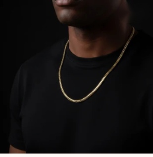 Mens Neck Chain (Gold)