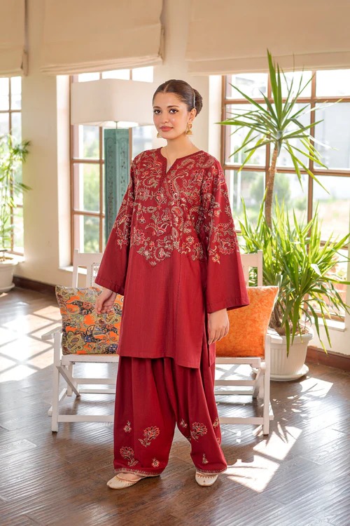 Dhanak Embroidered 2pc - DESIGN 28