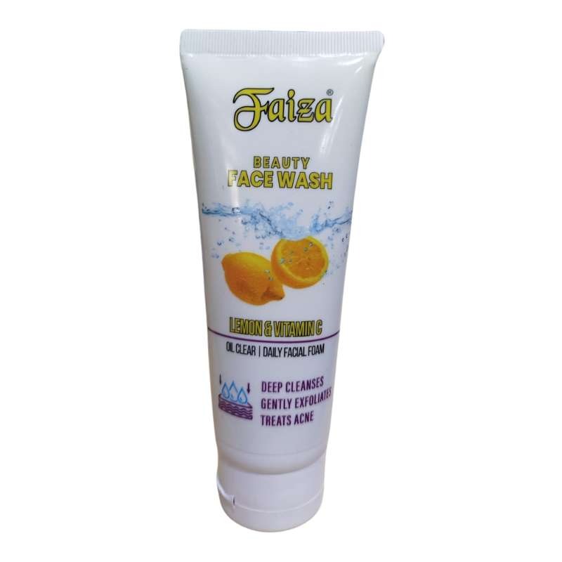 Faiza Beauty Facewash Lemon And Vitamin C 100ml
