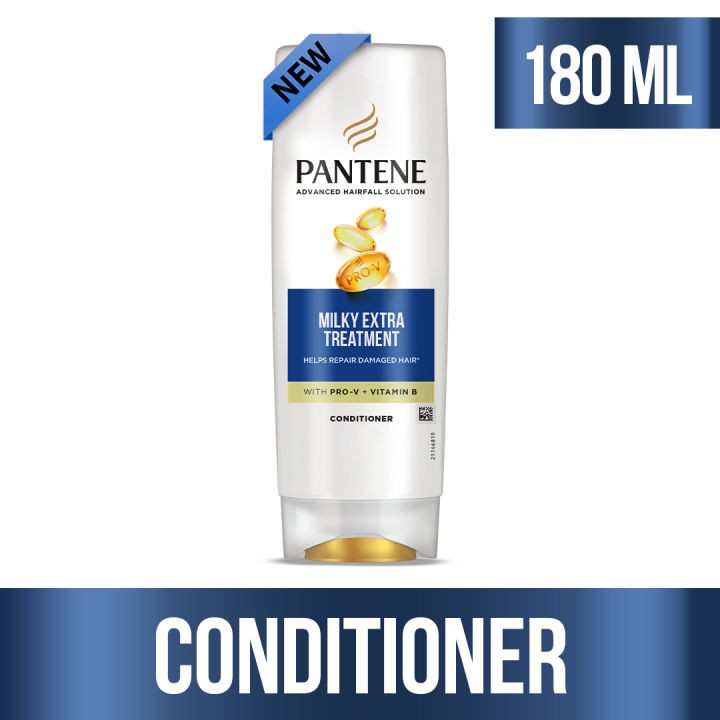 Pantene Hair Conditioner Milky Extra Treatment Blue 180ml
