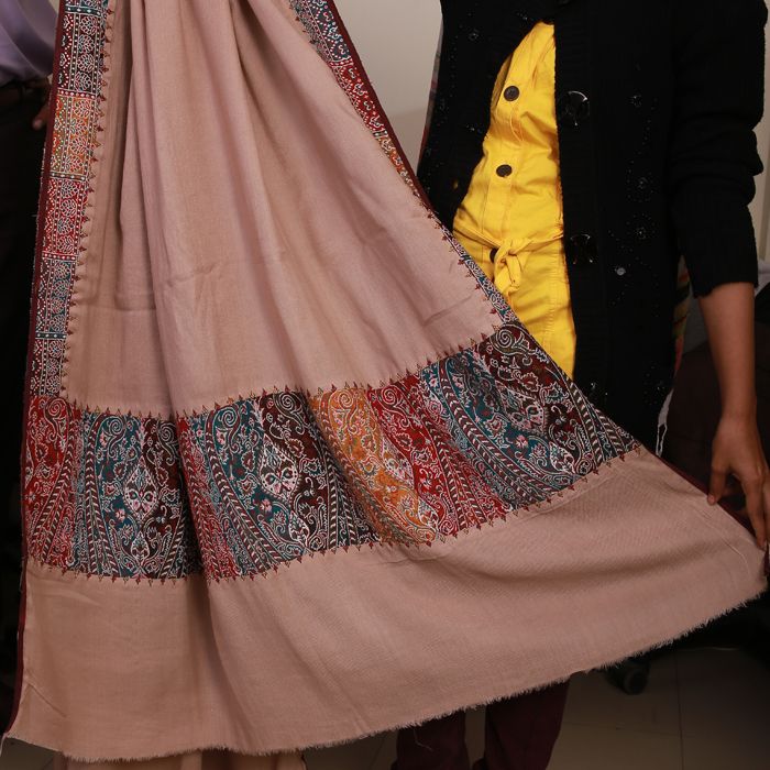 Beige Color Shawl