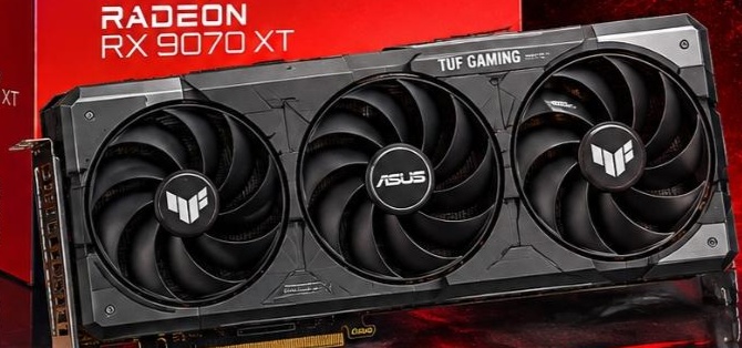 ASUS TUF Gaming Radeon RX 9070 XT OC 16gb Graphics Card