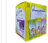Nisa Hair Removal Cream Sachet Lemon Box 72pcs