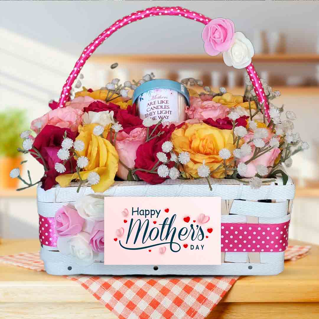 Greater Glory Basket With Candle
