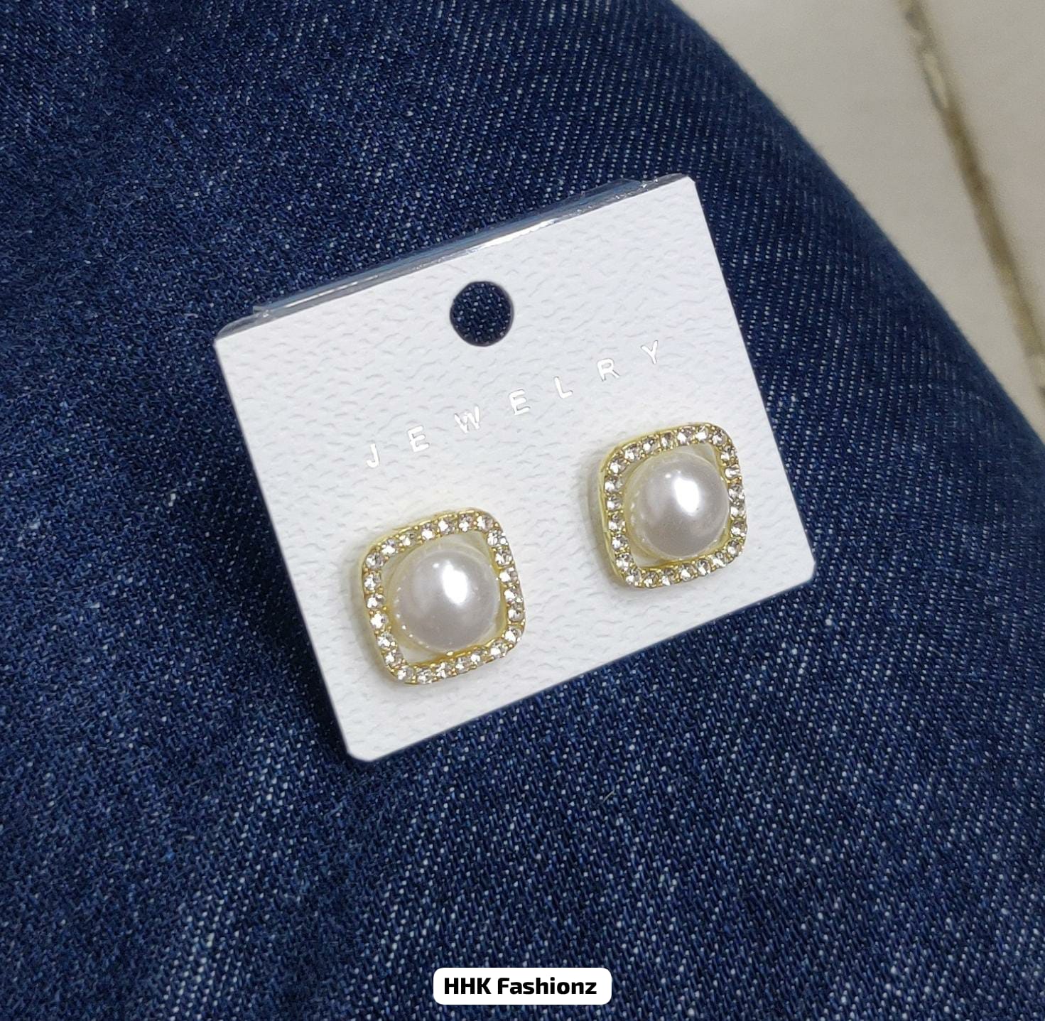 Golden Fancy Earrings - DESIGN 16