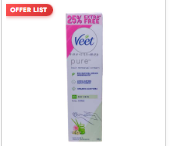 Veet Hair Removal Cream Dry Skin Green 63g Medium Extra Free - 5
