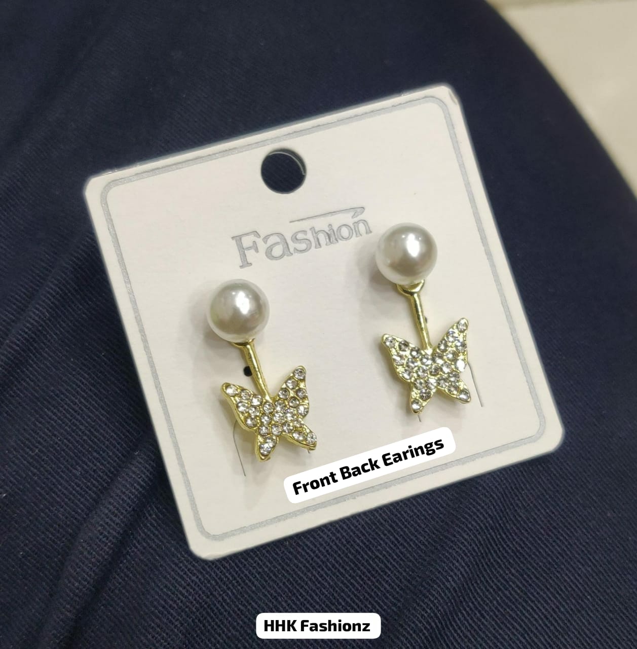 Golden Fancy Earrings - DESIGN 06