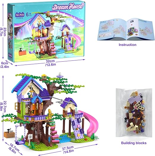 Tree house Building Blocks Set | 764pcs- FC3512