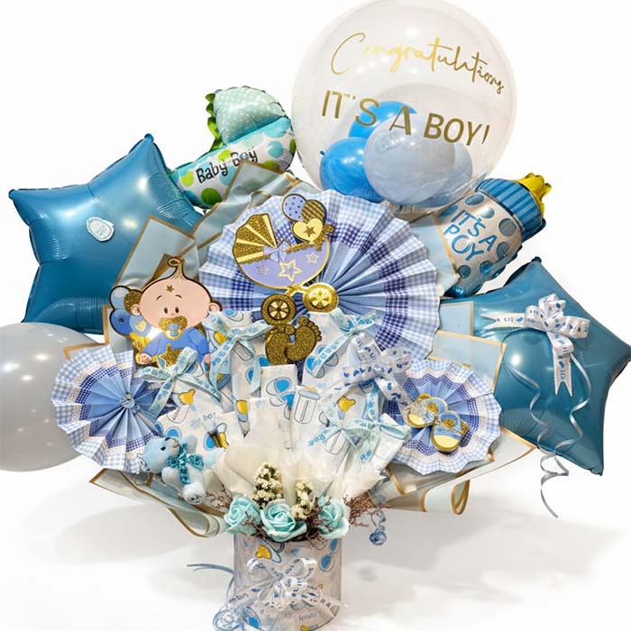 Welcome Baby Boy Hamper