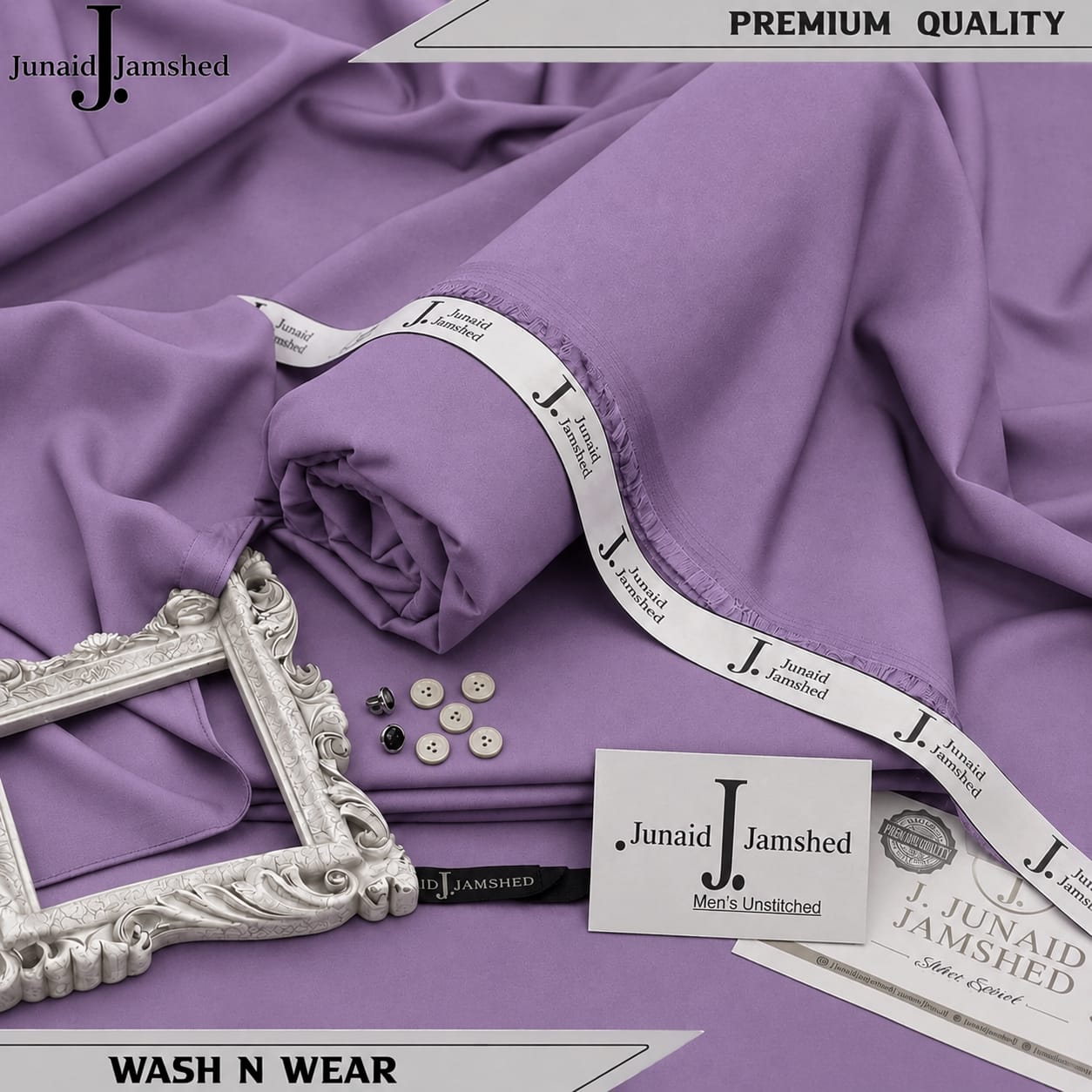 J. Four Season 2026 Wash And Wear Airjet Mens - Lilac