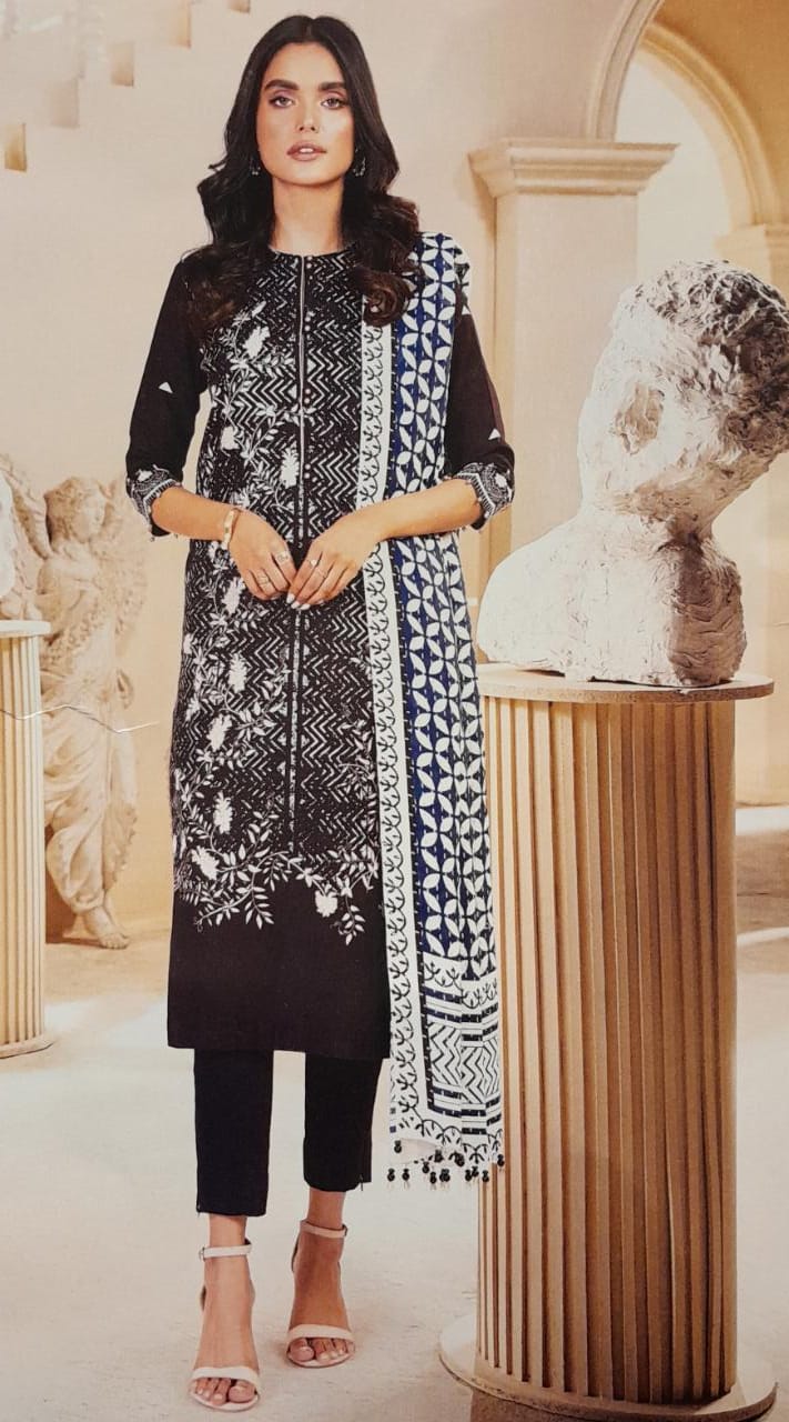 3 piece Khaddar Suit