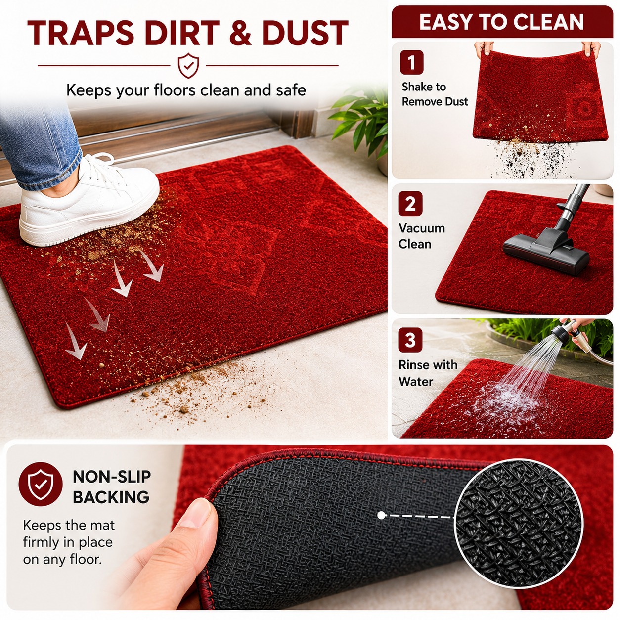 Anti Slip Bathroom and Door Mat