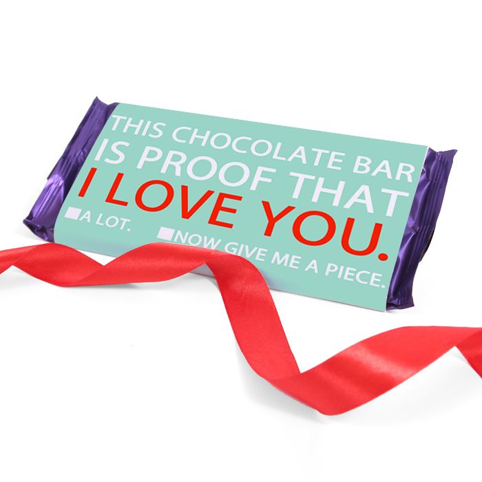 I Love U Chocolate Bar